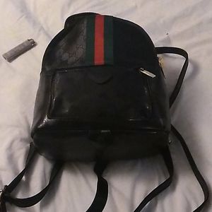 New without tags  Gucci black backpack